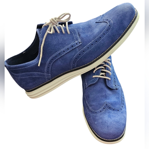 Cole Haan Other - Cole Haan Shoes Cole Haan Original Grand Wingtip Oxford Shoes Blue Men Size 10.5